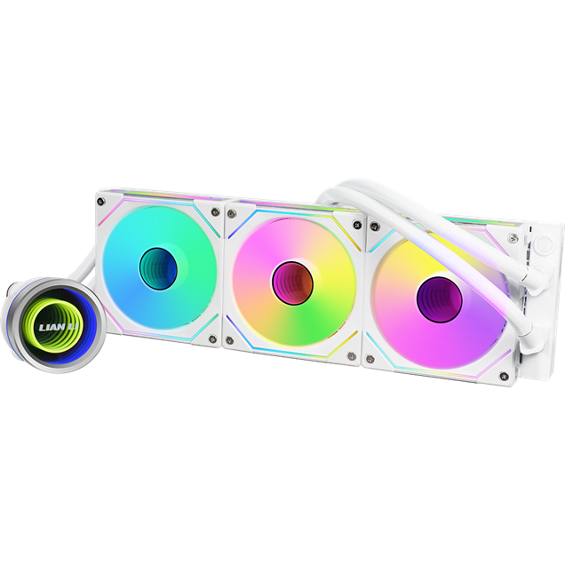 Lian Li Galahad II Trinity RGB SL-INF 360mm Liquid AiO CPU Cooler in White